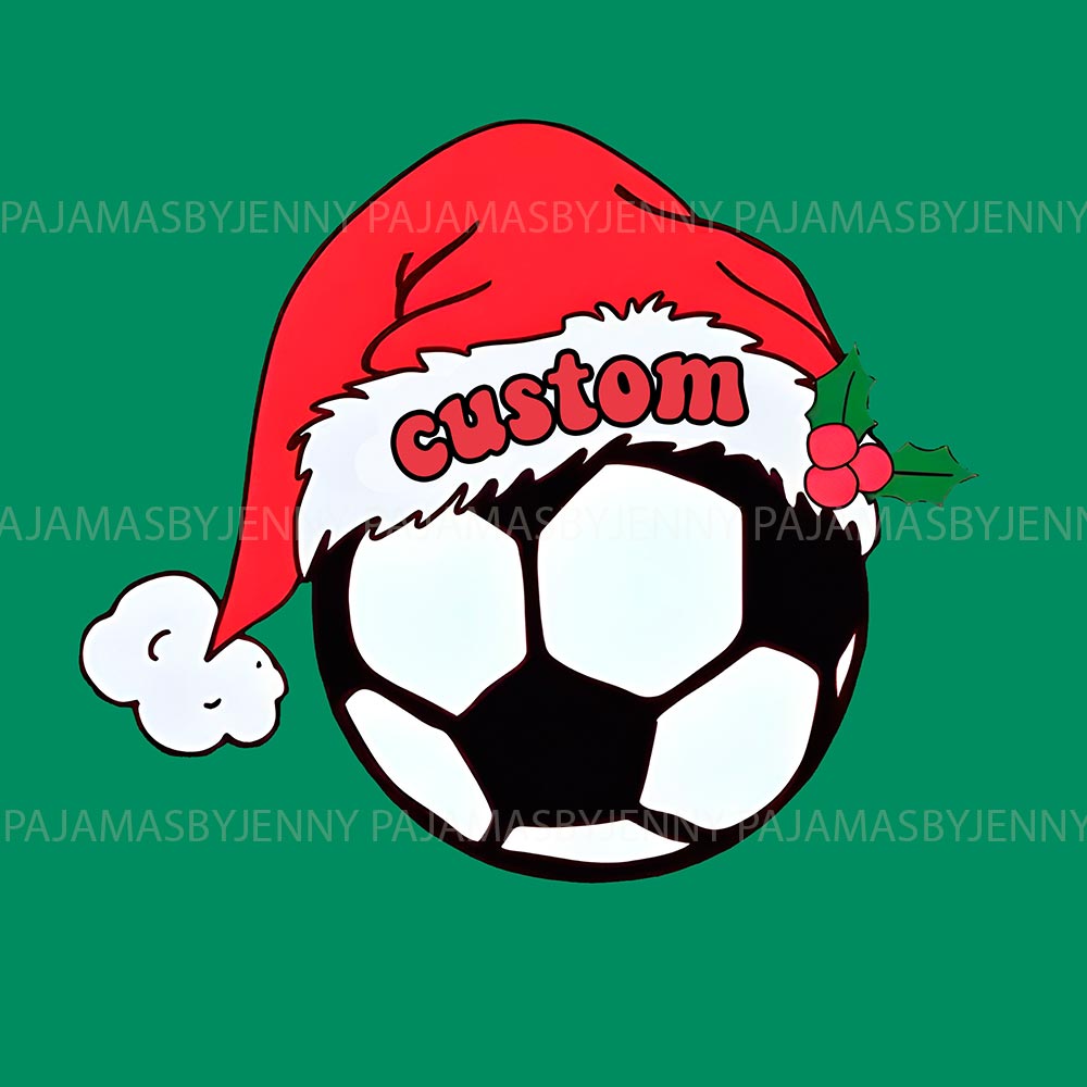 Personalized Family Holiday Pajamas for Soccer Lovers Personalized Family Holiday Pajamas for Soccer Lovers