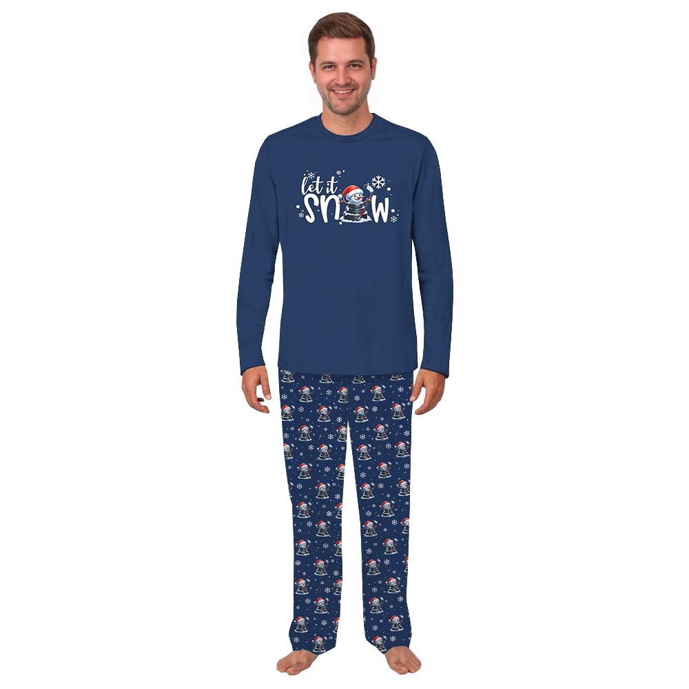 Hockey Snowman Pucks Family Matching Christmas Pajamas Dog Hockey Snowman Pucks Family Matching Christmas Pajamas Dog