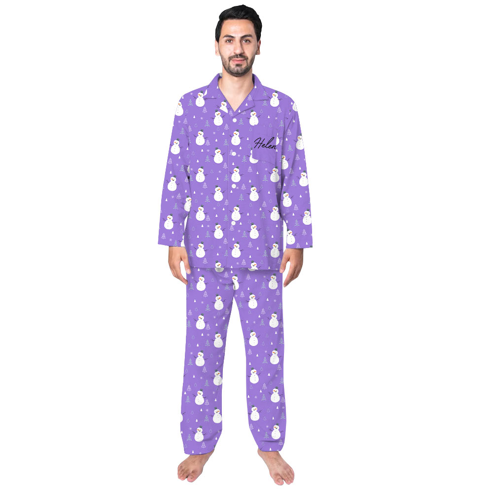 Wanted Personalized Snowman Family Christmas Pajamas Wanted Personalized Snowman Family Christmas Pajamas