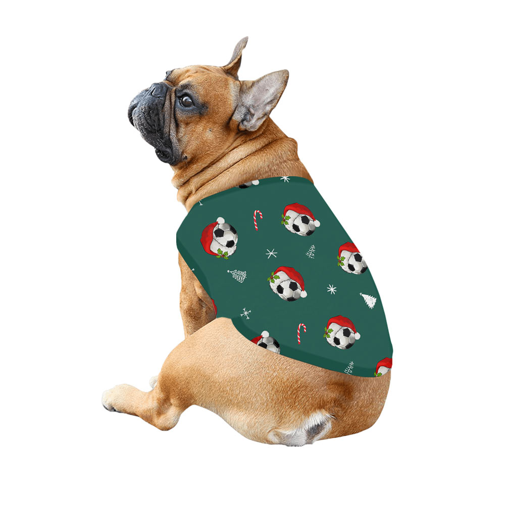 Festive Green Personalized Soccer Family Christmas Pajamas Festive Green Personalized Soccer Family Christmas Pajamas
