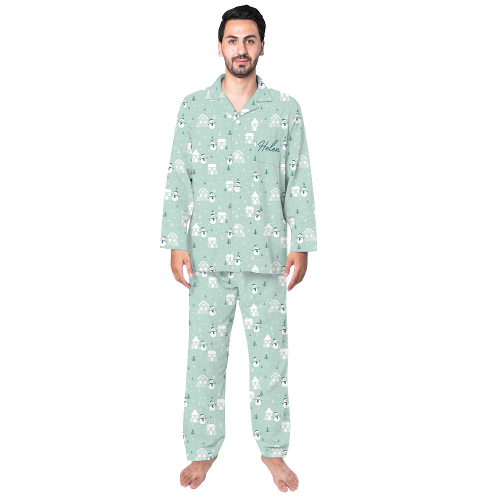 Delight Snowman Matching Family Pajamas Delight Snowman Matching Family Pajamas