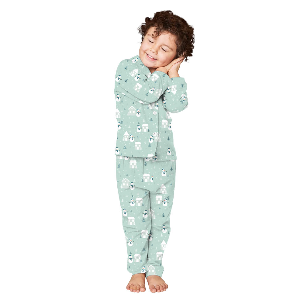 Delight Snowman Matching Family Pajamas Delight Snowman Matching Family Pajamas
