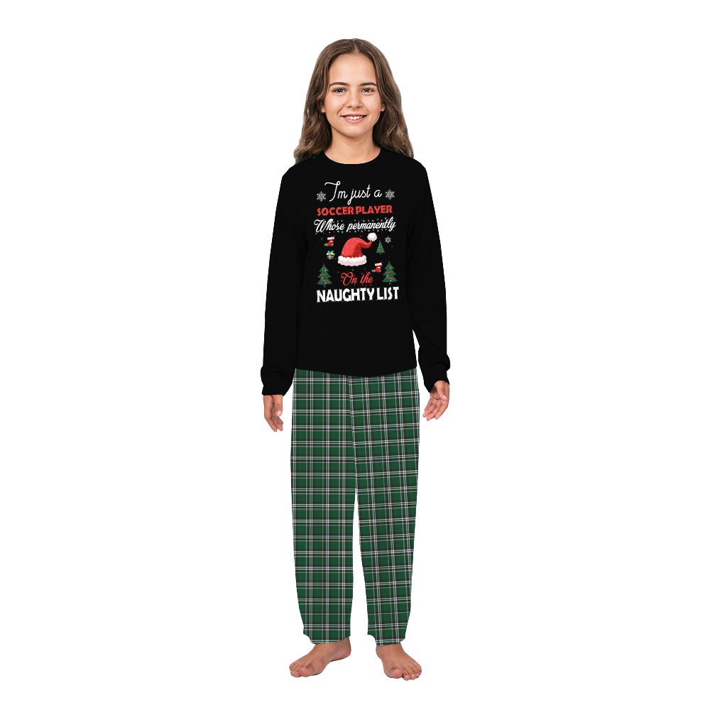 Naughty List Soccer Matching Dog and Human PJs Naughty List Soccer Matching Dog and Human PJs