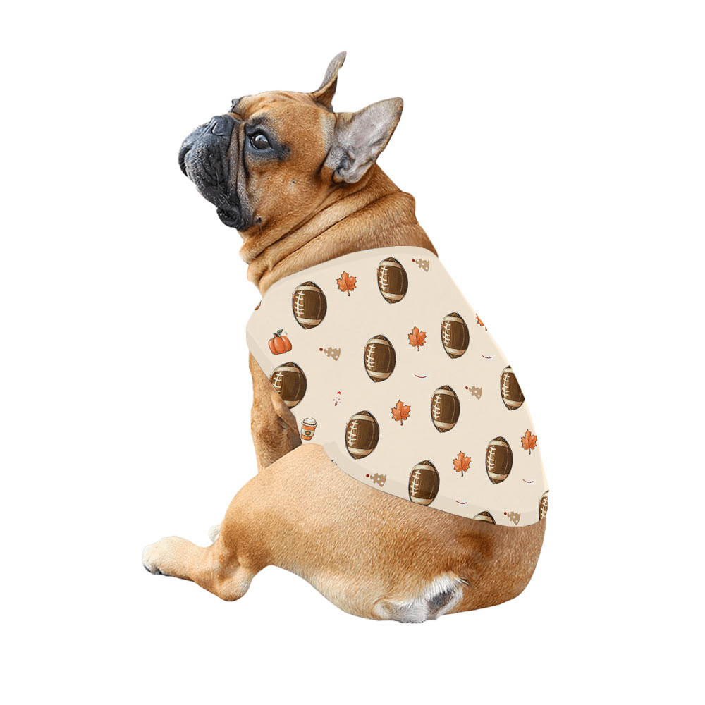 Delightful American Football Matching Family Pajamas With Dog Delightful American Football Matching Family Pajamas With Dog