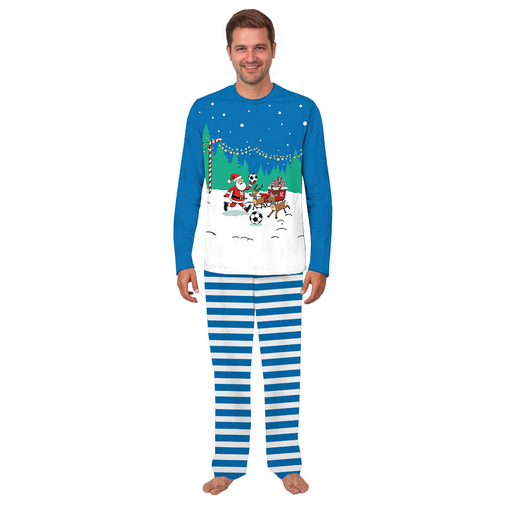 Funny Christmas Theme PJs For The Family And Dog