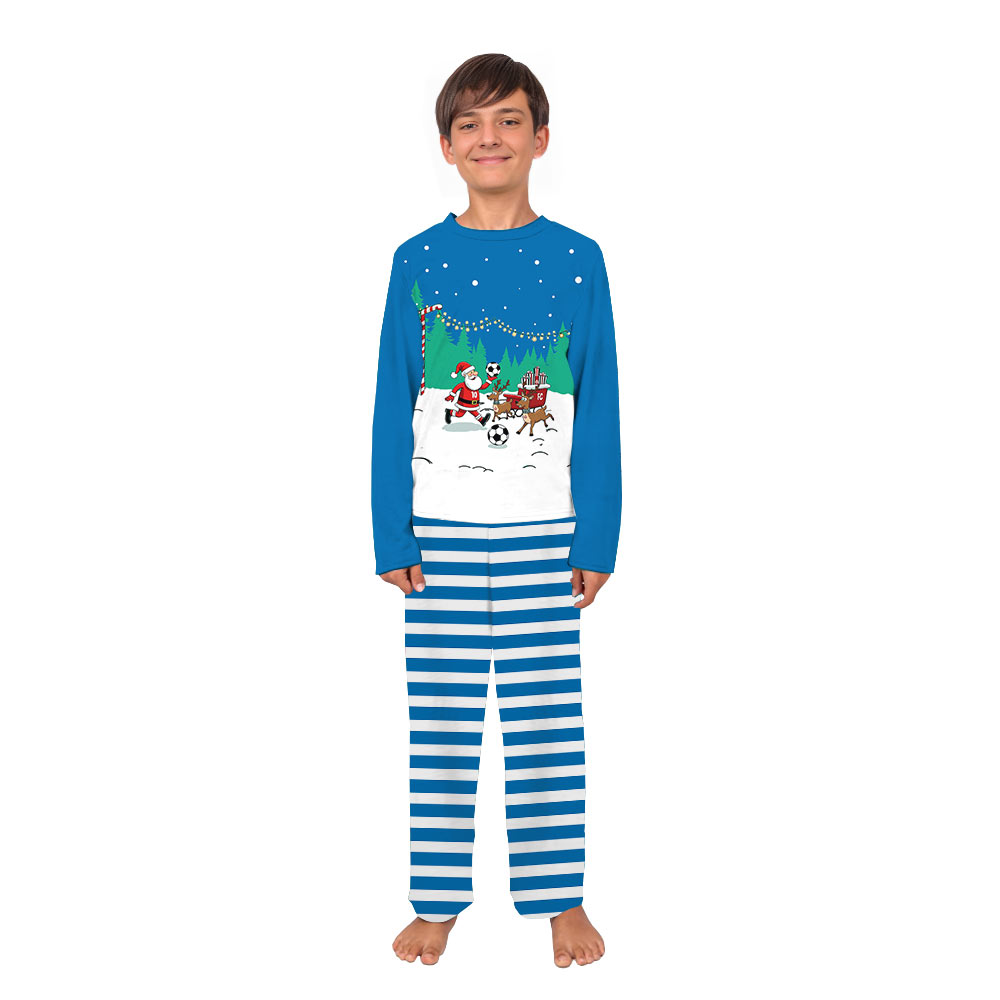 Funny Christmas Theme PJs For The Family And Dog