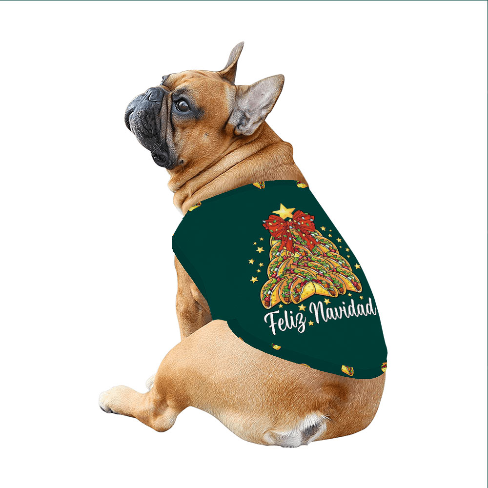 Feliz Navidad Taco Family And Dog Pyjamas Set