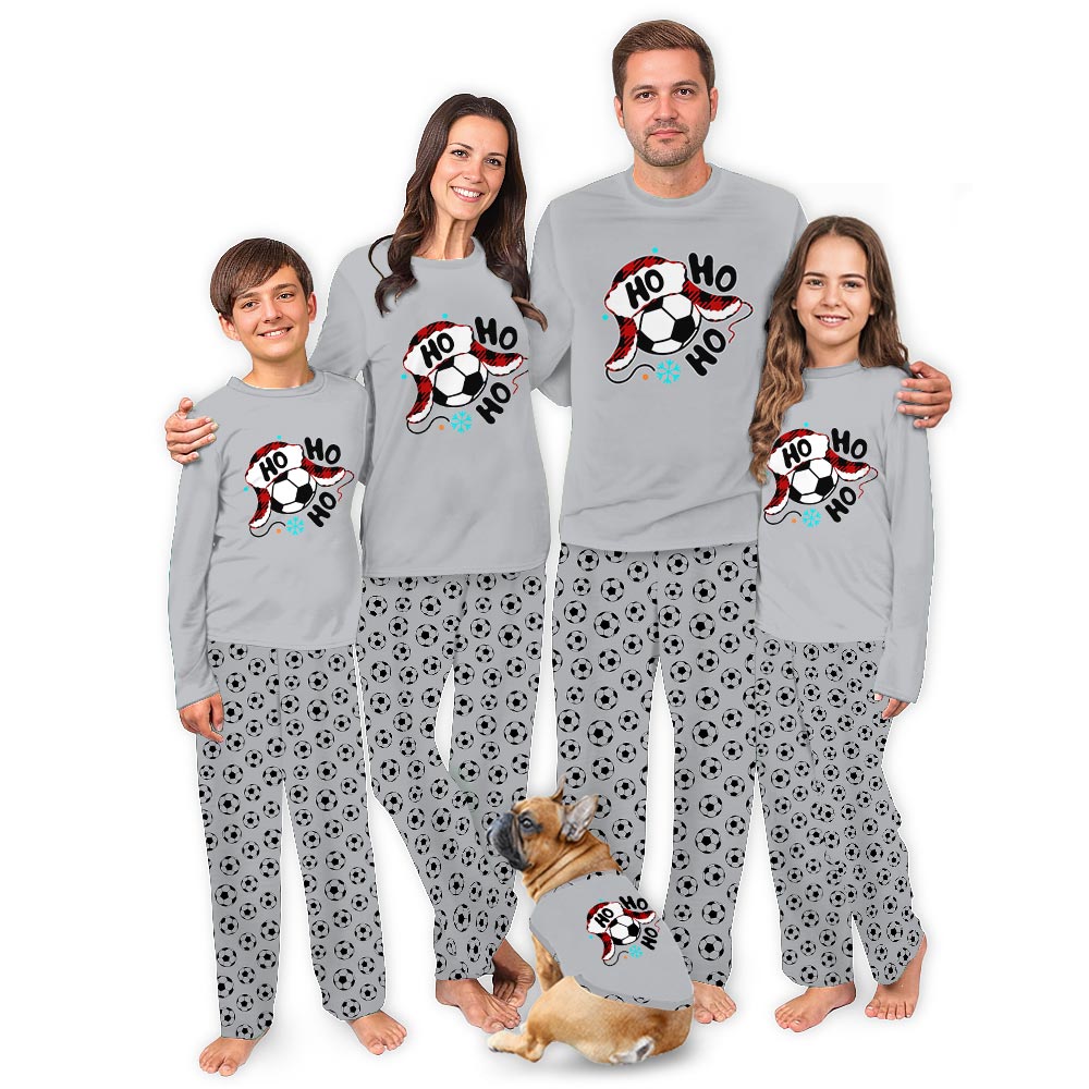 Santa Hat Soccer Christmas Pajama Sets for the Whole Family Santa Hat Soccer Christmas Pajama Sets for the Whole Family