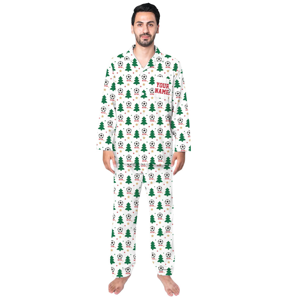 Cute & Funny Soccer Family Christmas Pajamas Cute & Funny Soccer Family Christmas Pajamas