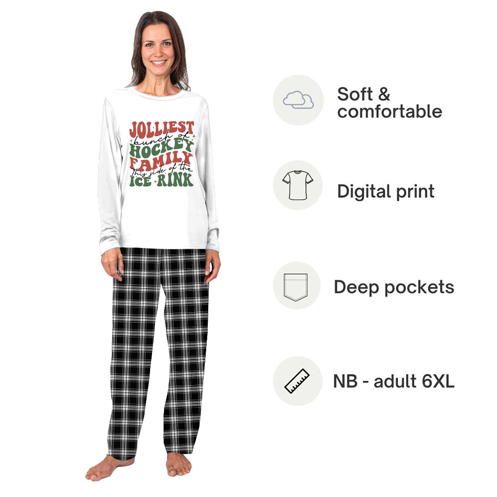 Funny Hockey Quote Matching Holiday Pajamas With Dog Funny Hockey Quote Matching Holiday Pajamas With Dog