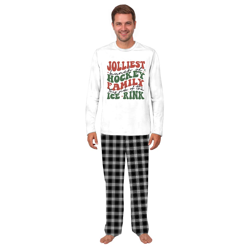 Funny Hockey Quote Matching Holiday Pajamas With Dog Funny Hockey Quote Matching Holiday Pajamas With Dog