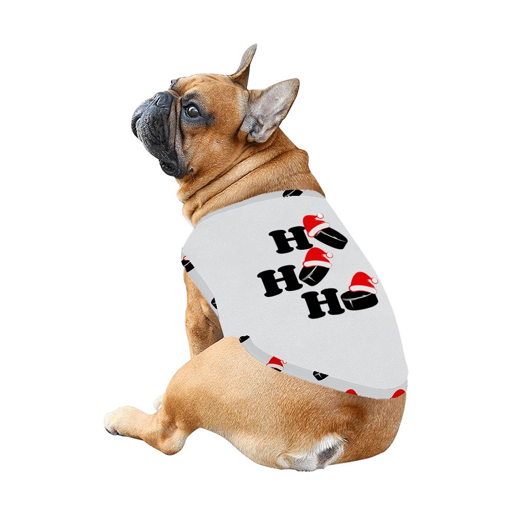 Ho Ho Ho Hockey Christmas Pajamas Family And Dog Set