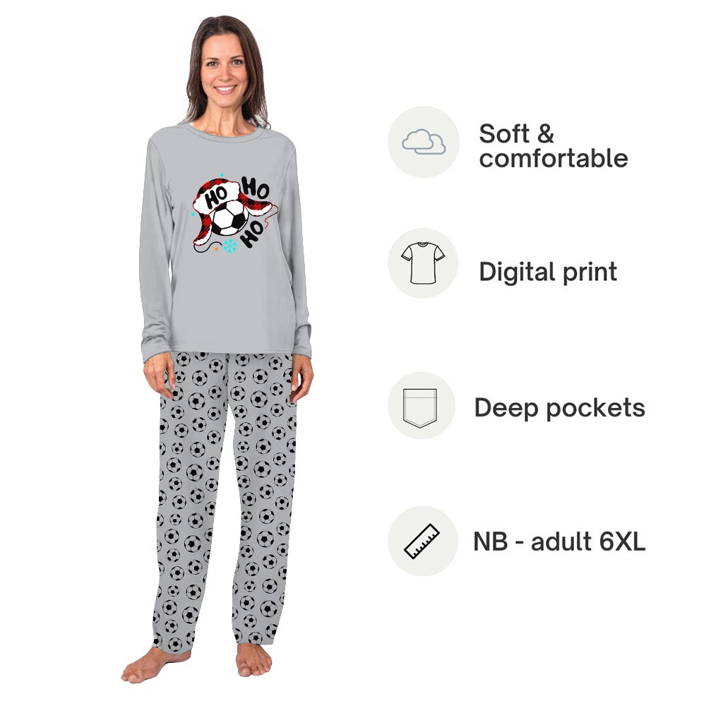 Santa Hat Soccer Christmas Pajama Sets for the Whole Family Santa Hat Soccer Christmas Pajama Sets for the Whole Family