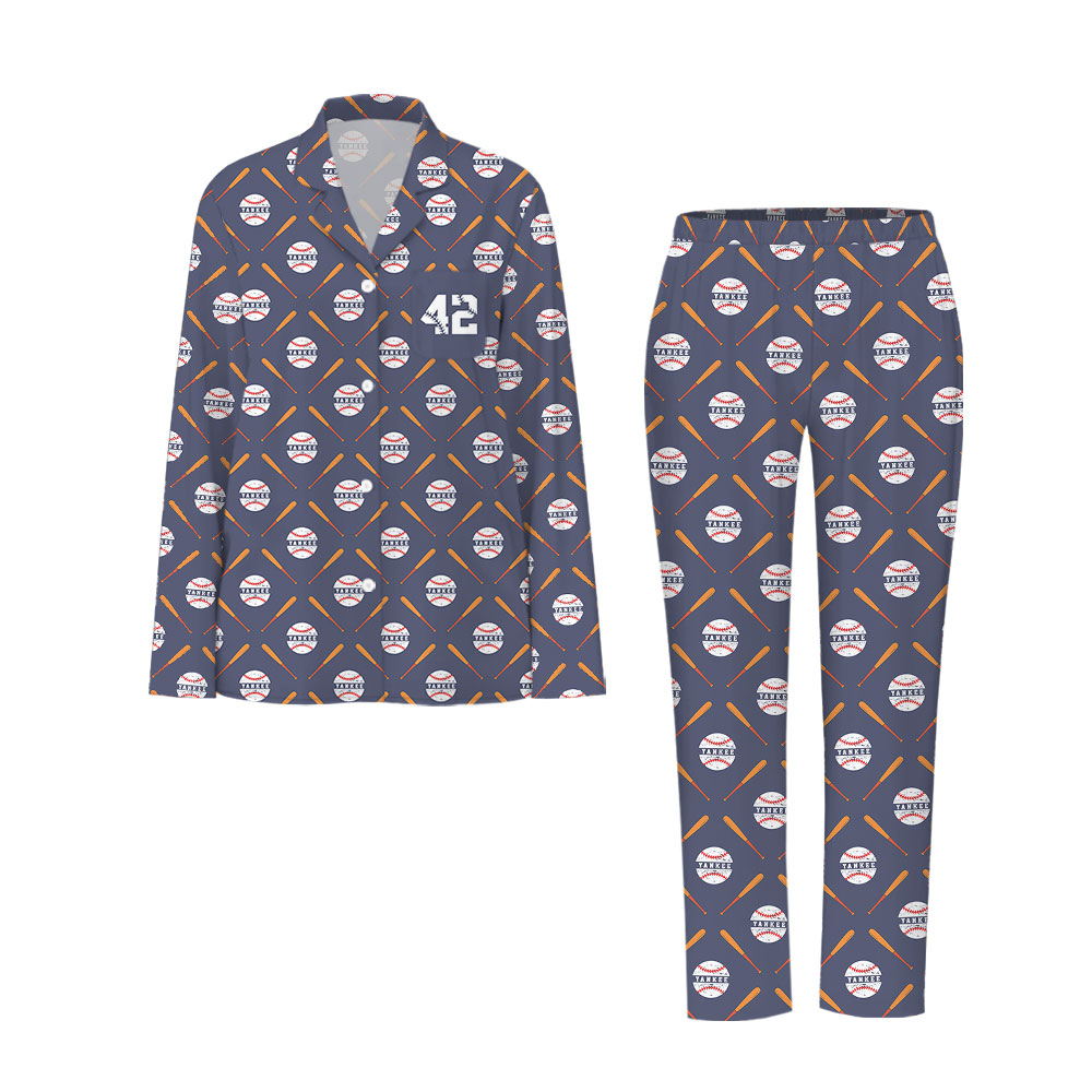 Customizable Baseball Pajama Sets With Name & Number Customizable Baseball Pajama Sets With Name & Number