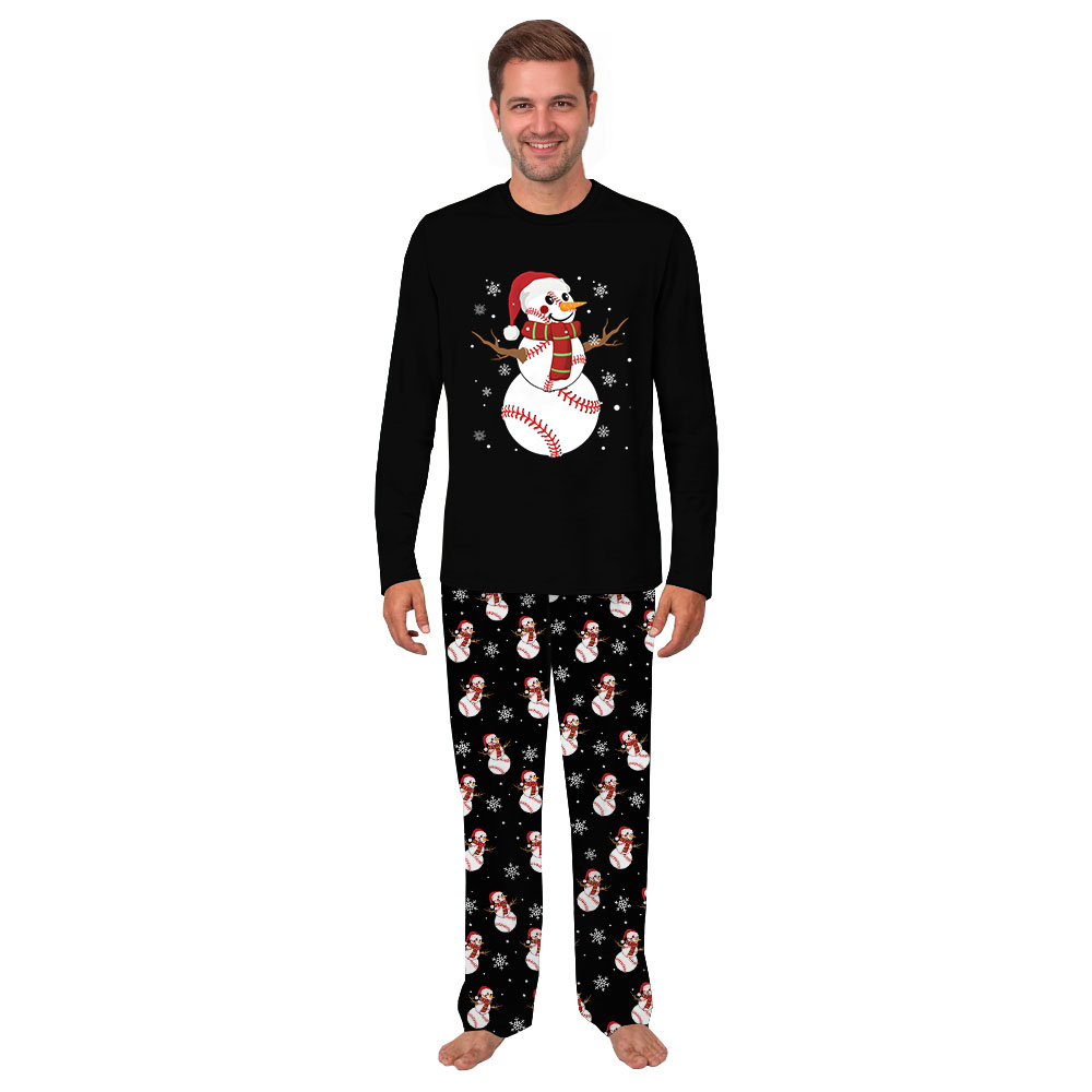 Cute Baseball Family Pj Sets Christmas