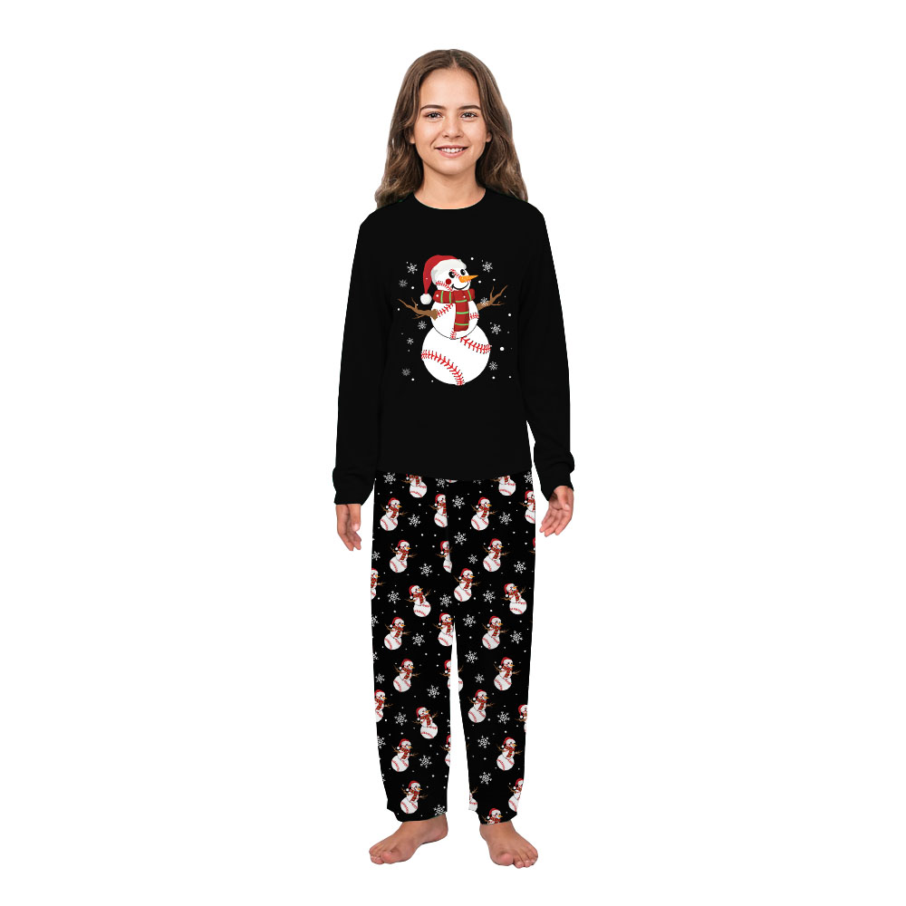 Cute Baseball Family Pj Sets Christmas