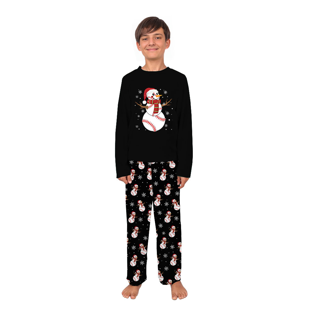 Cute Baseball Family Pj Sets Christmas