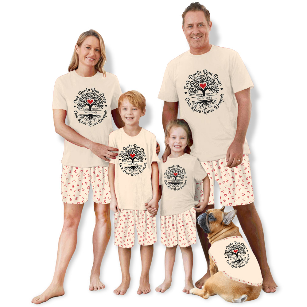 Cute Customizable Family Reunion Tee Shirts & Shorts Sets Cute Customizable Family Reunion Tee Shirts & Shorts Sets