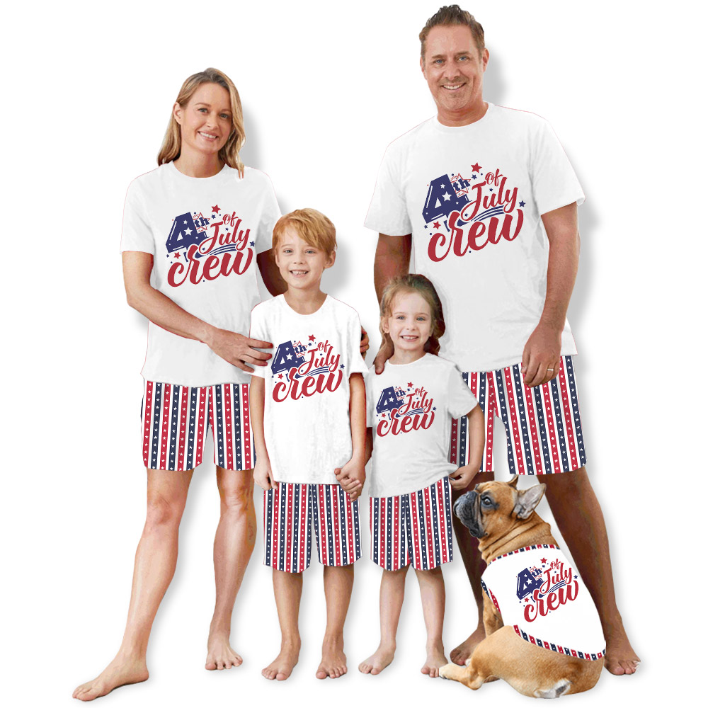 Matching Family Fourth of July Pajamas Striped Matching Family Fourth of July Pajamas Striped