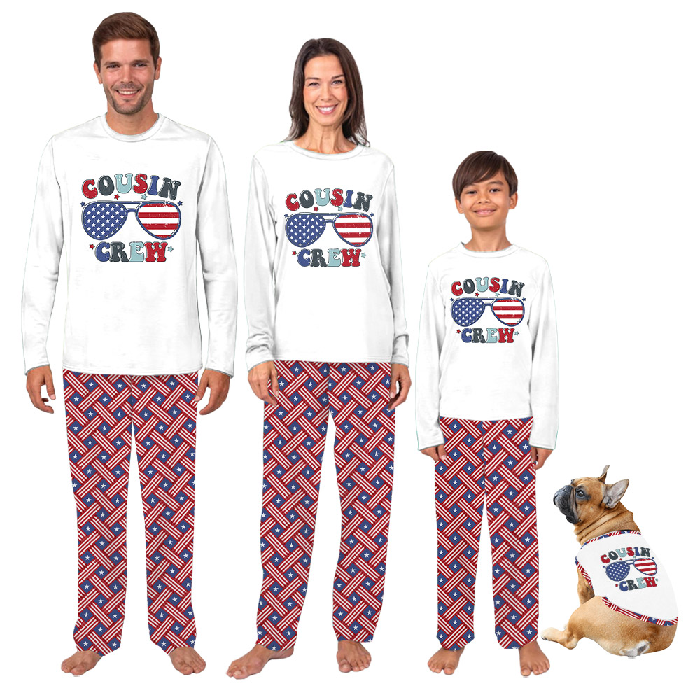 Cousin Crew 4th of July Celebration Matching Family Jammies Cousin Crew 4th of July Celebration Matching Family Jammies