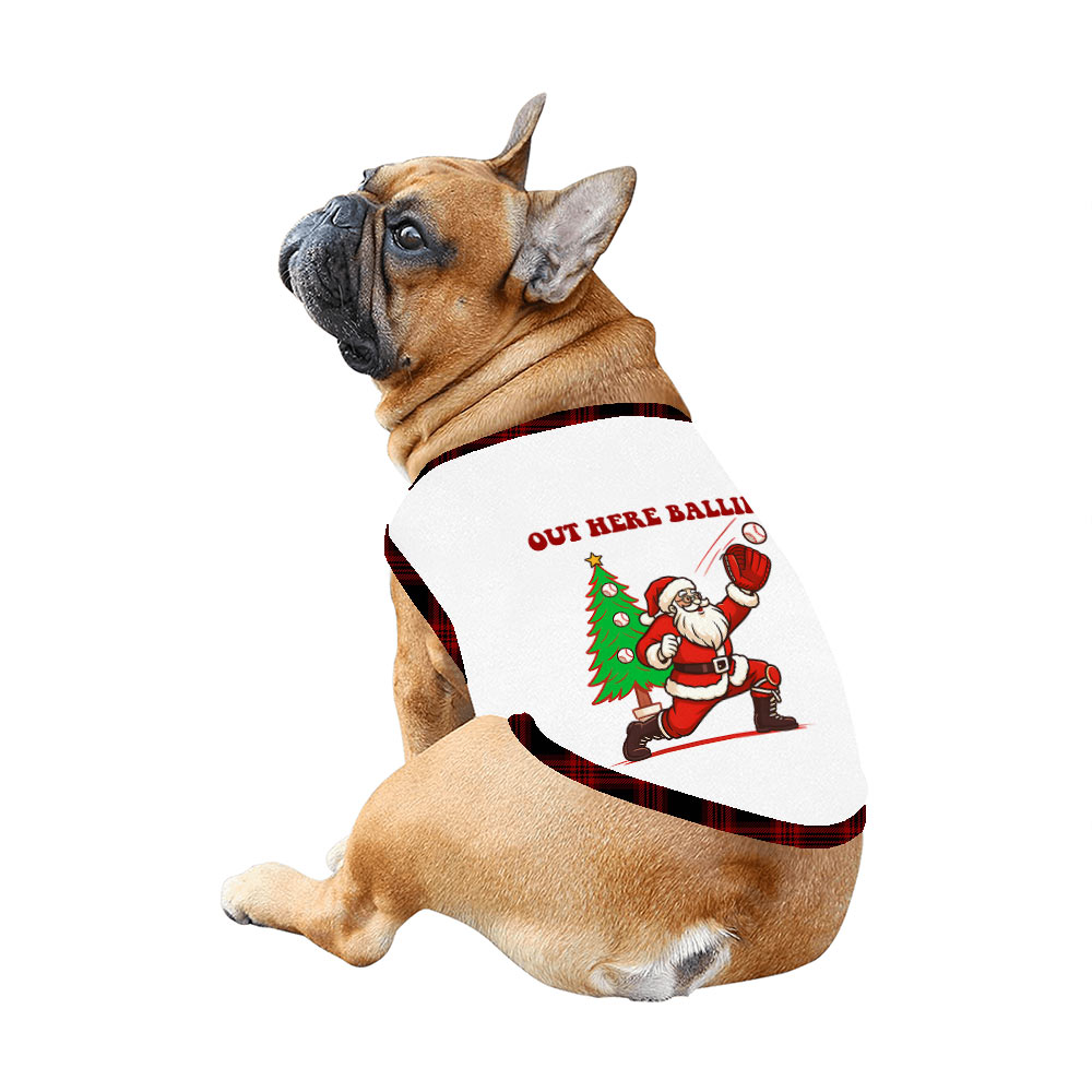 Christmas Pajamas For The Whole Family with Santa Baseball Design Christmas Pajamas For The Whole Family with Santa Baseball Design