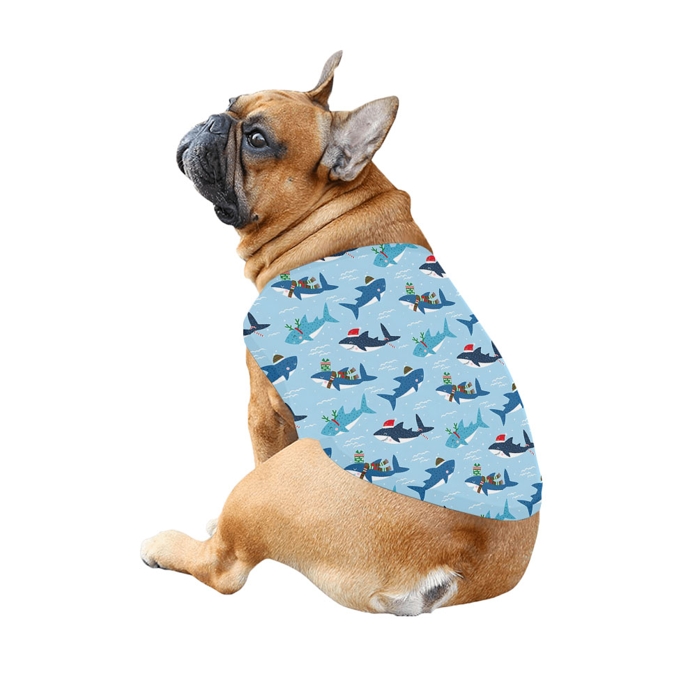 Cute Shark Family Christmas Pajamas With Pockets Cute Shark Family Christmas Pajamas With Pockets
