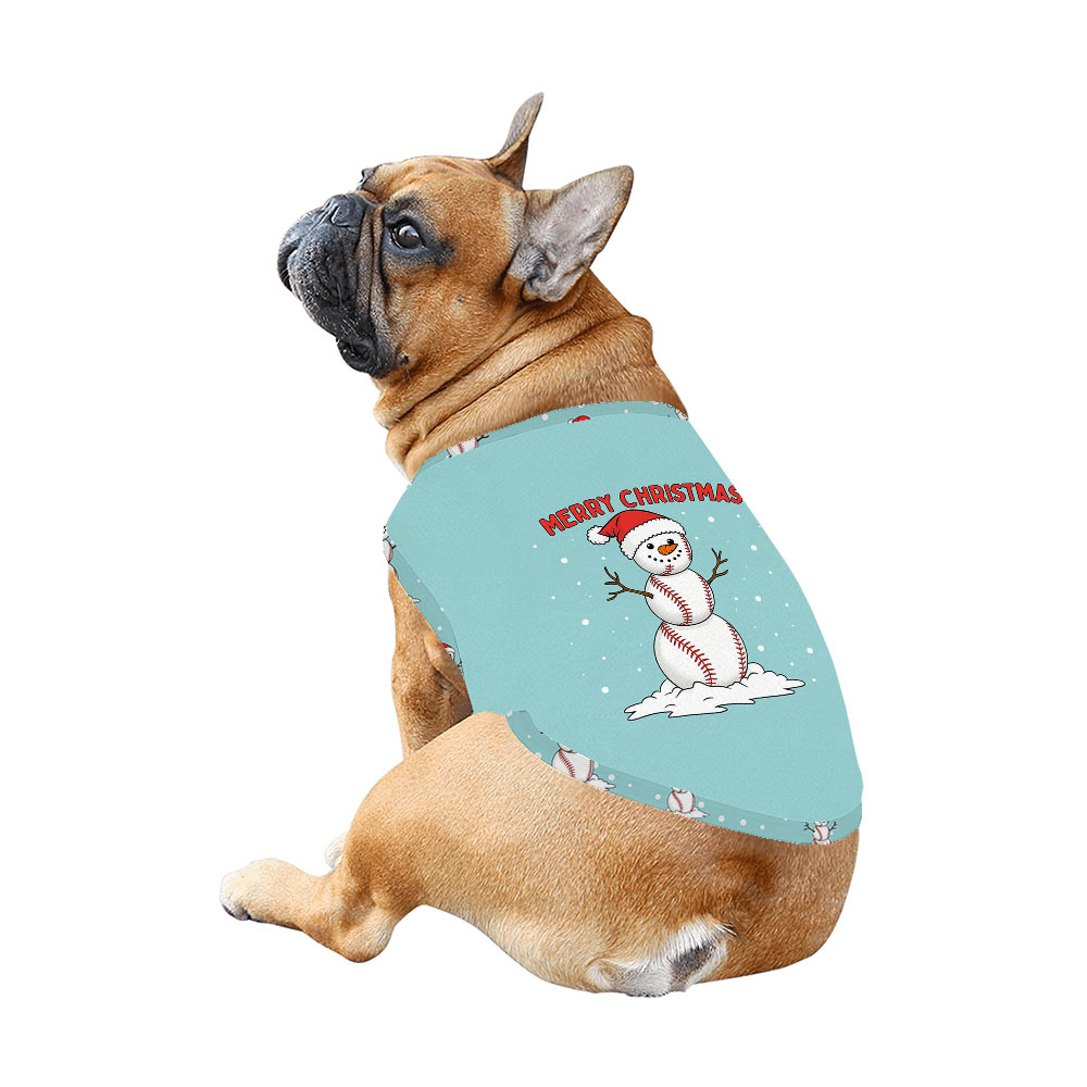Funny Baseball Snowman Matching Christmas Pajamas Family and Dog Funny Baseball Snowman Matching Christmas Pajamas Family and Dog