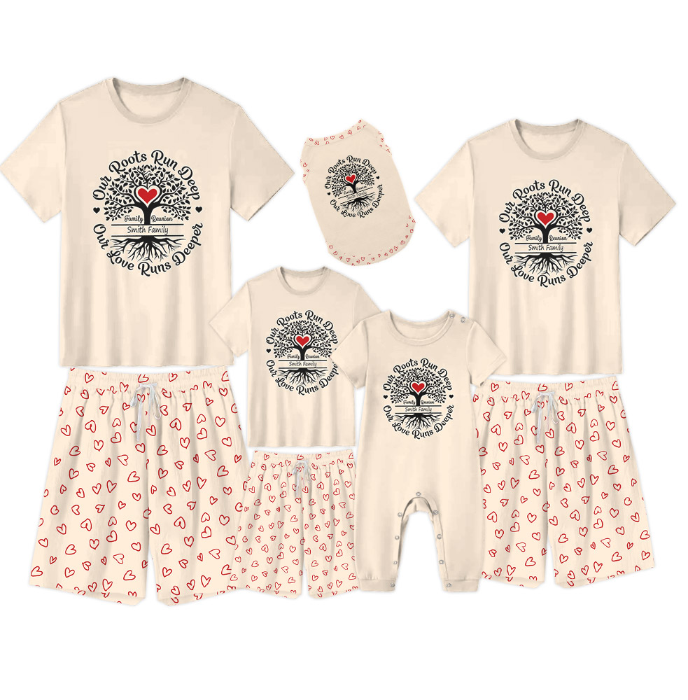 Cute Customizable Family Reunion Tee Shirts & Shorts Sets Cute Customizable Family Reunion Tee Shirts & Shorts Sets