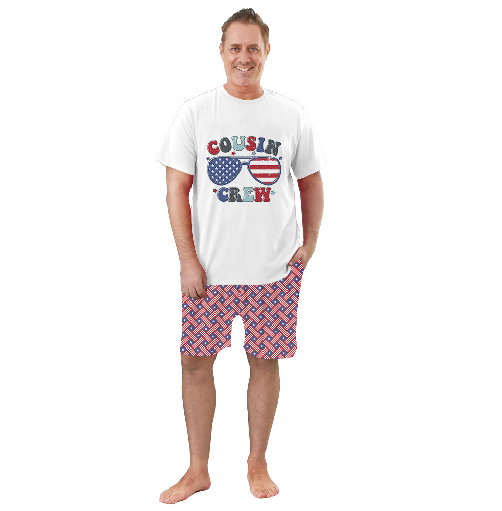 Unique 4th Of July Crew Matching Pajama Sets Unique 4th Of July Crew Matching Pajama Sets
