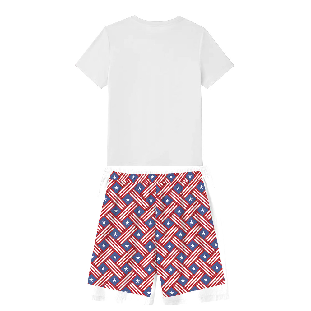 Unique 4th Of July Crew Matching Pajama Sets Unique 4th Of July Crew Matching Pajama Sets