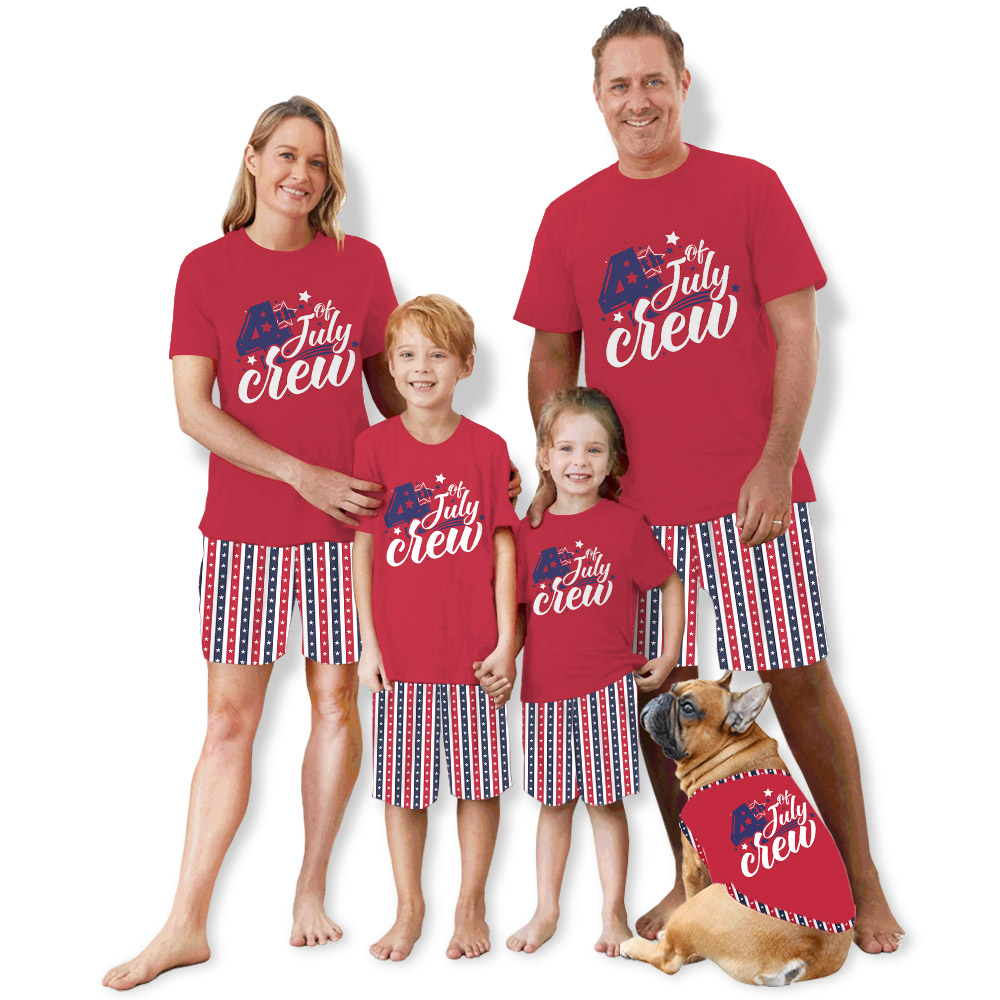 Matching Family Fourth of July Pajamas Striped Matching Family Fourth of July Pajamas Striped