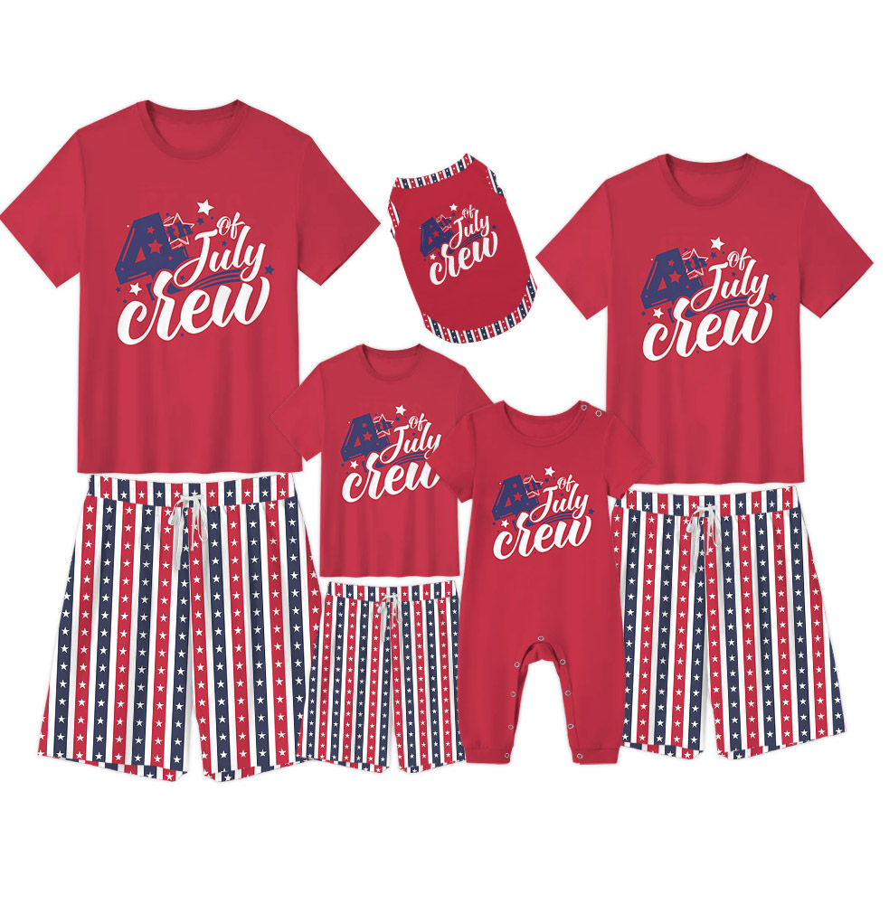 Matching Family Fourth of July Pajamas Striped Matching Family Fourth of July Pajamas Striped