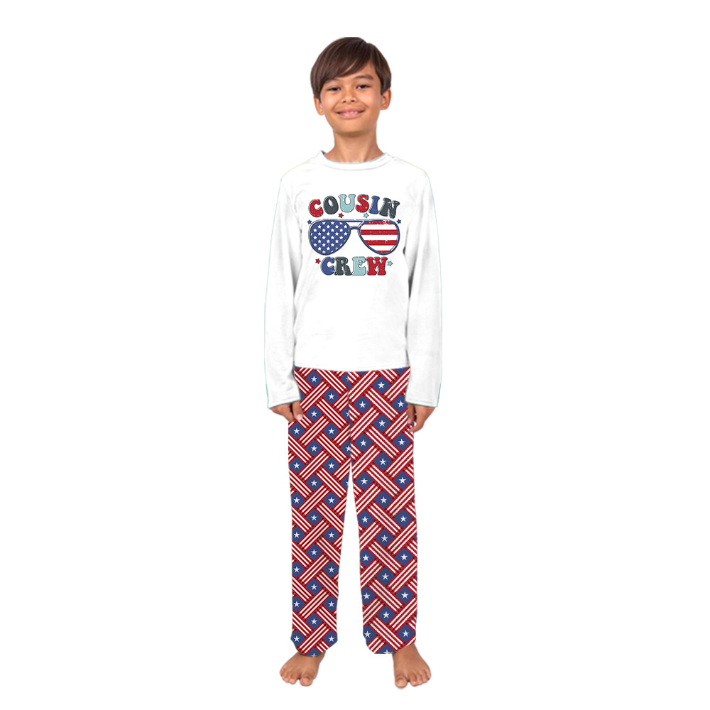 Cousin Crew 4th of July Celebration Matching Family Jammies Cousin Crew 4th of July Celebration Matching Family Jammies