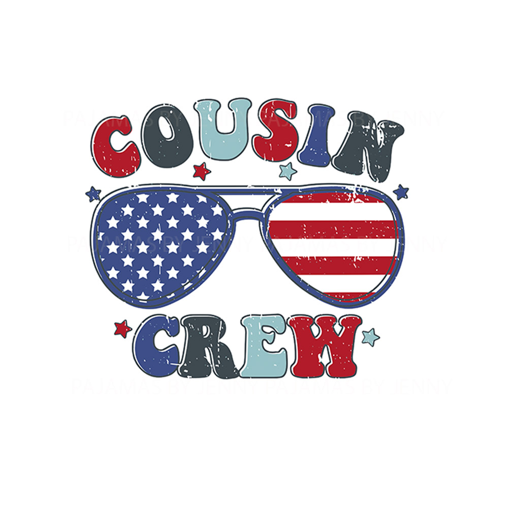 Cousin Crew 4th of July Celebration Matching Family Jammies Cousin Crew 4th of July Celebration Matching Family Jammies