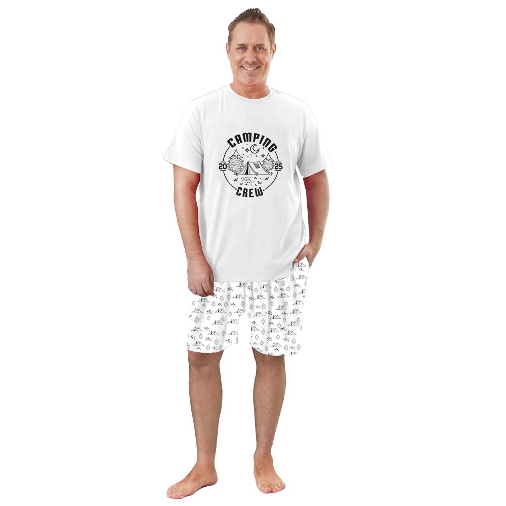 Camping Crew 2025 Family Matching Tops And Shorts Camping Crew 2025 Family Matching Tops And Shorts