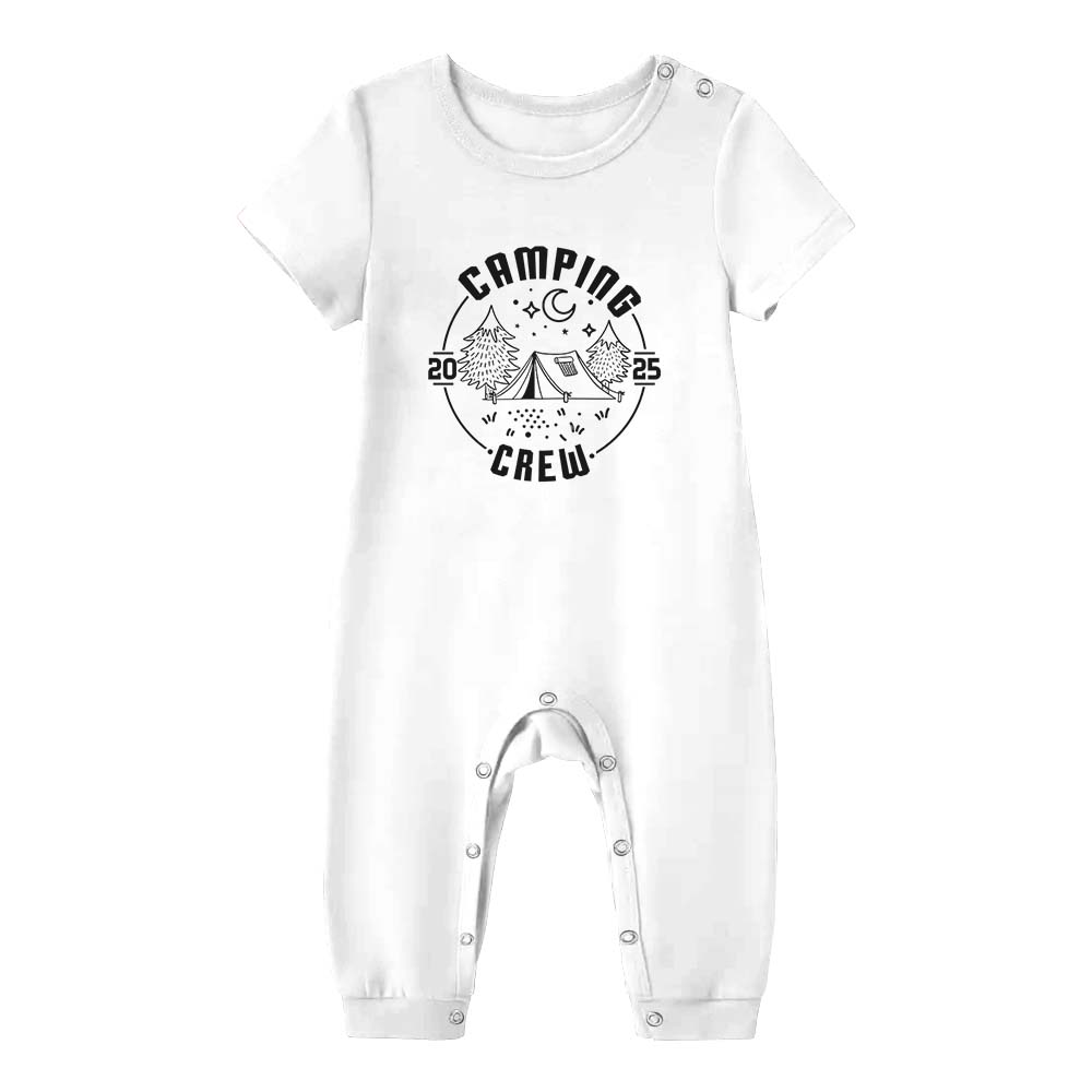Camping Crew 2025 Family Matching Tops And Shorts Camping Crew 2025 Family Matching Tops And Shorts