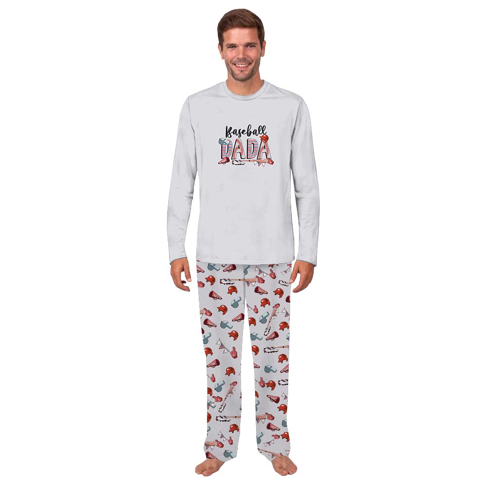 Personalize Name Matching Family Pajamas For Baseball Lovers Personalize Name Matching Family Pajamas For Baseball Lovers