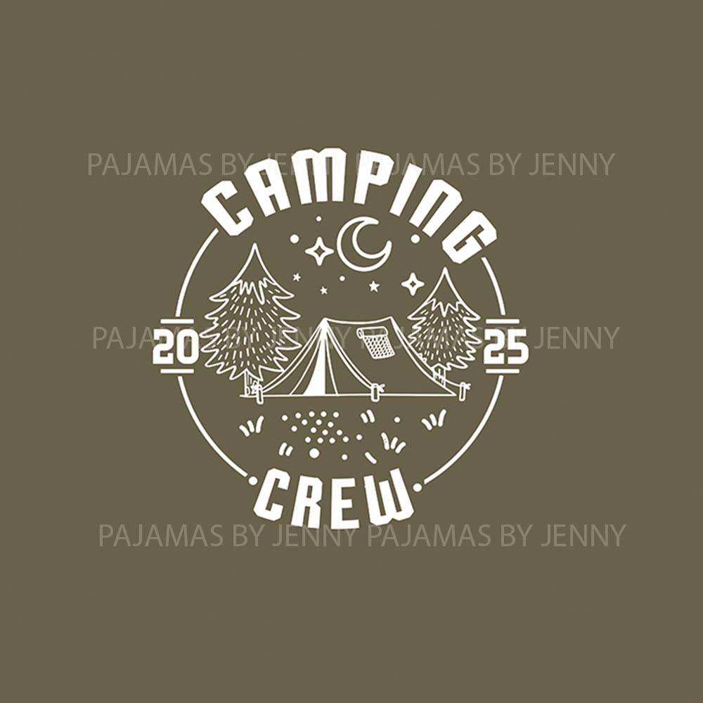 Matching Family Pajamas With Dogs Sayings Camping Crew 2025 Matching Family Pajamas With Dogs Sayings Camping Crew 2025