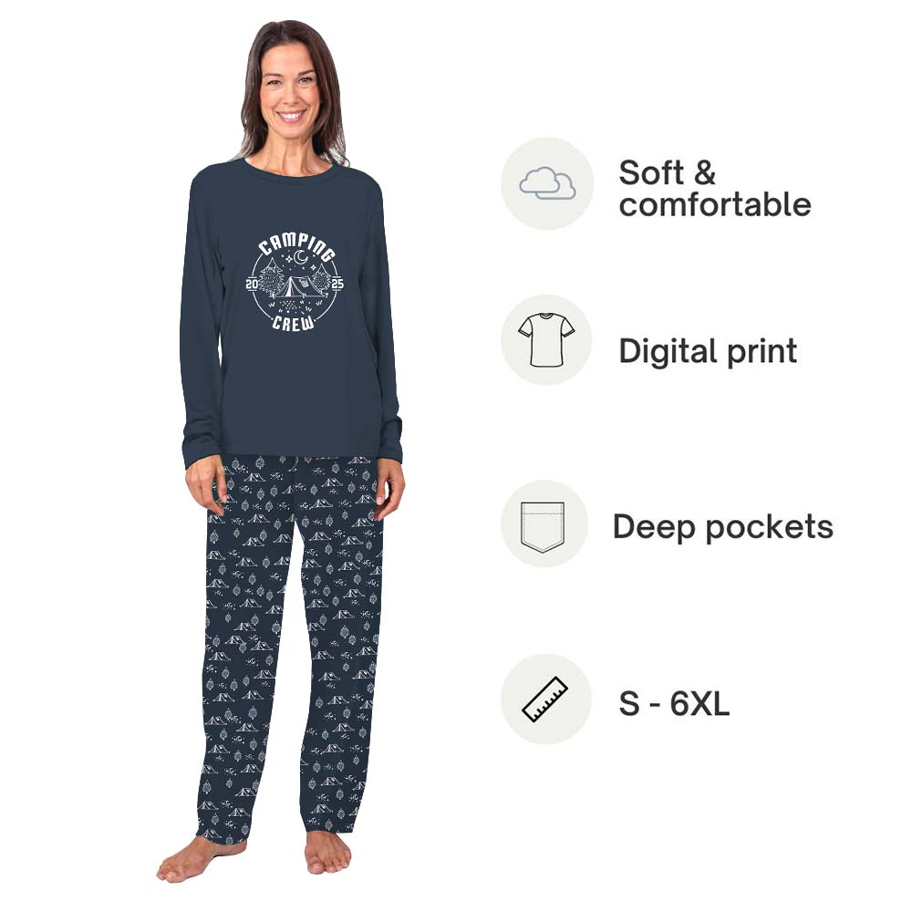 2025 Camping Crew Pajama Sets For Camping Lovers 2025 Camping Crew Pajama Sets For Camping Lovers