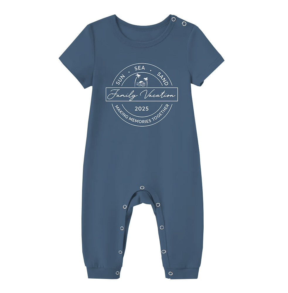 Unique Beach Family Vacation PJs 2025 Tropical Theme Unique Beach Family Vacation PJs 2025 Tropical Theme