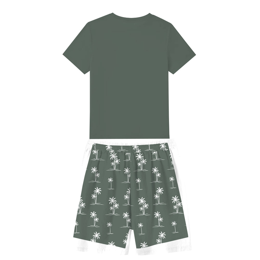 Cute Hawaii Vacation Pajamas Tshirt And Shorts With Plus Size Cute Hawaii Vacation Pajamas Tshirt And Shorts With Plus Size