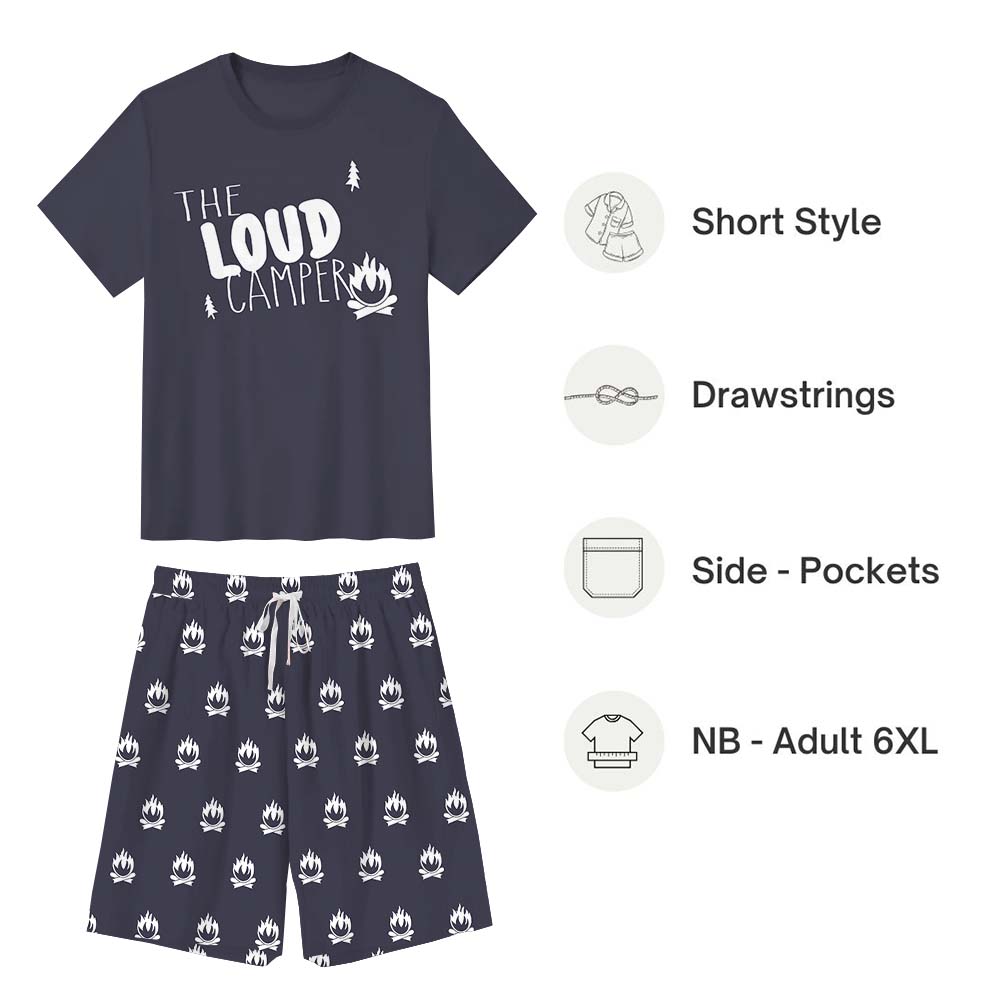 Personalized Camper Name Matching Family Pajama Sets Personalized Camper Name Matching Family Pajama Sets