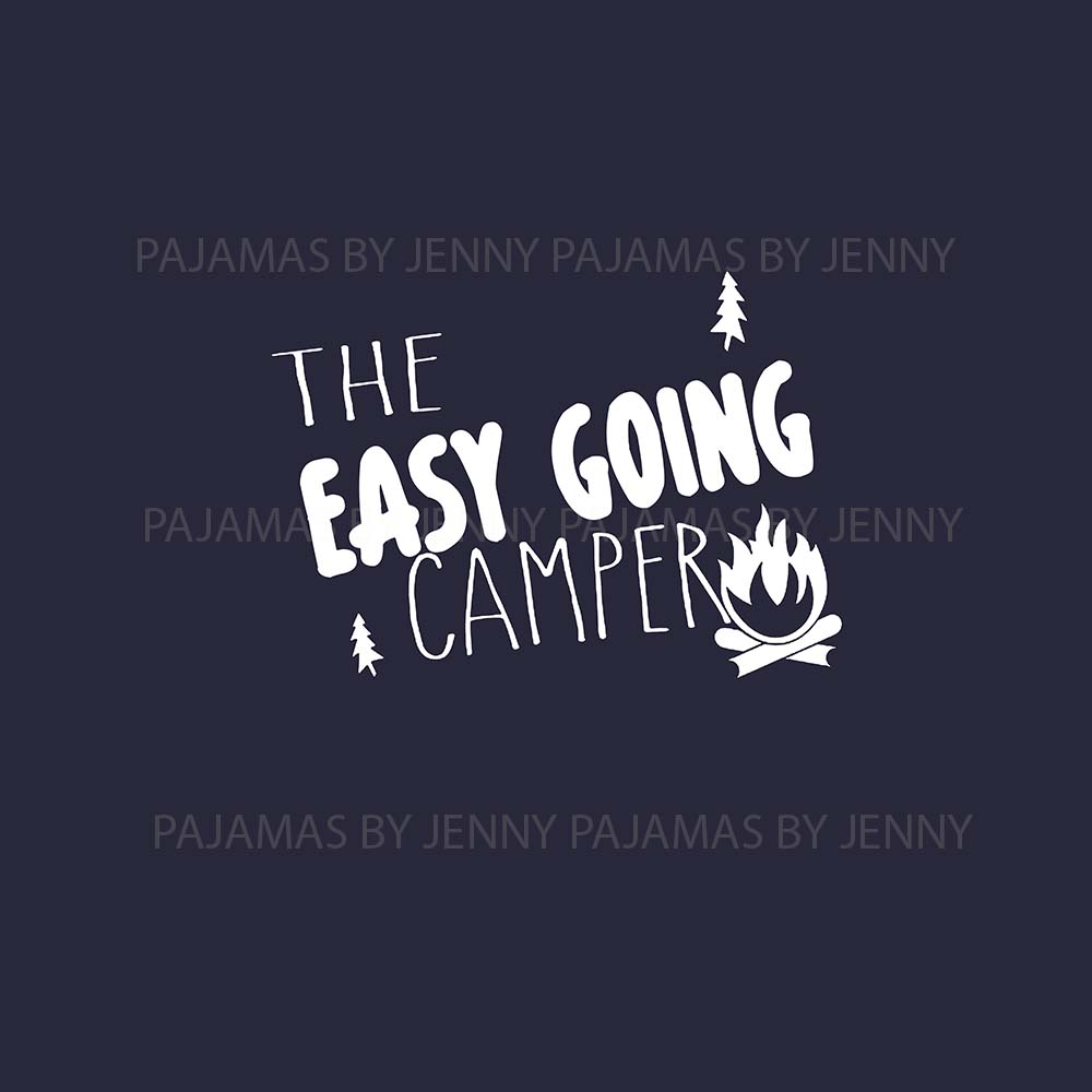 Customizable Group Camping Family Holiday Jammies Navy Customizable Group Camping Family Holiday Jammies Navy