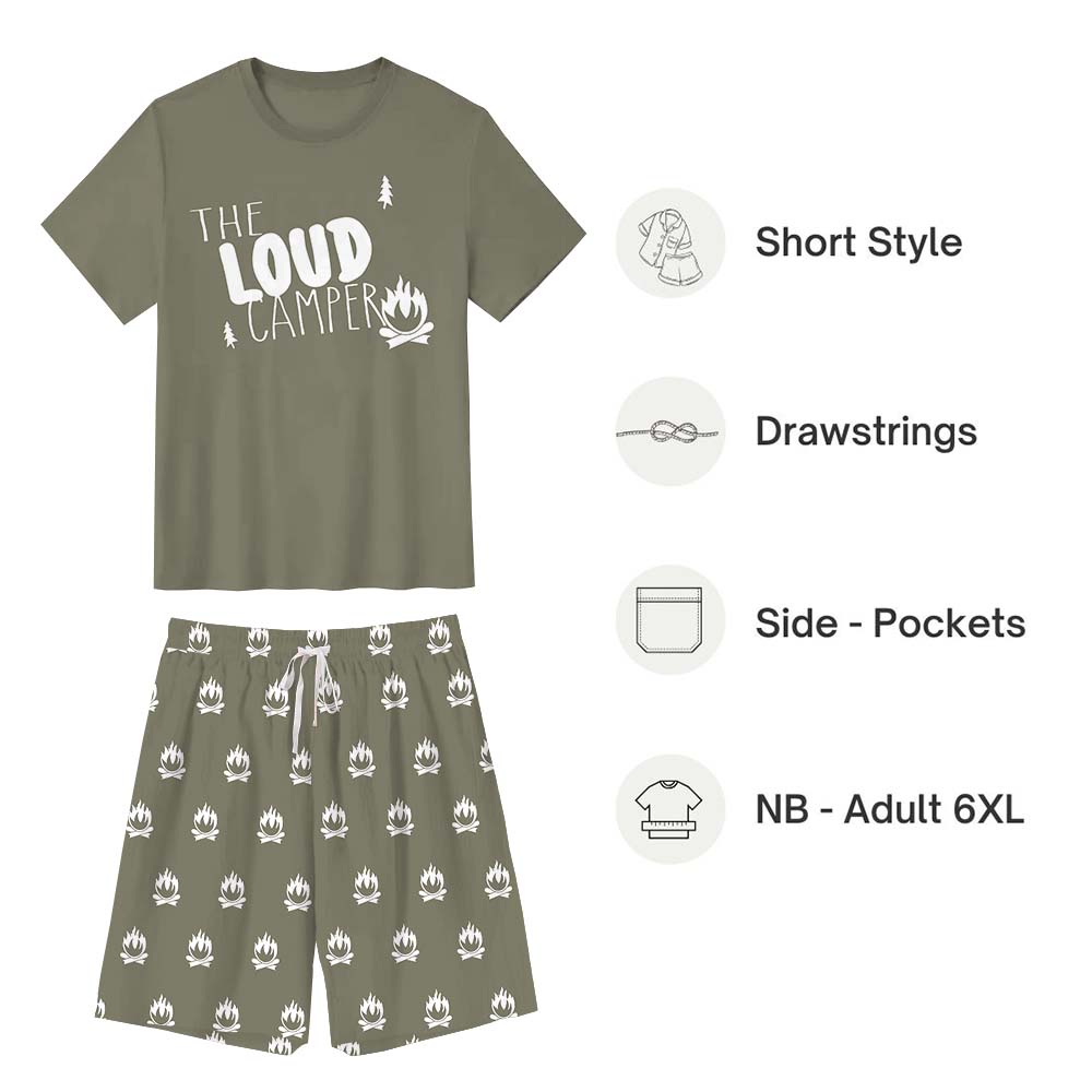 Unique Group Camping Family Matching Tops And Shorts Unique Group Camping Family Matching Tops And Shorts