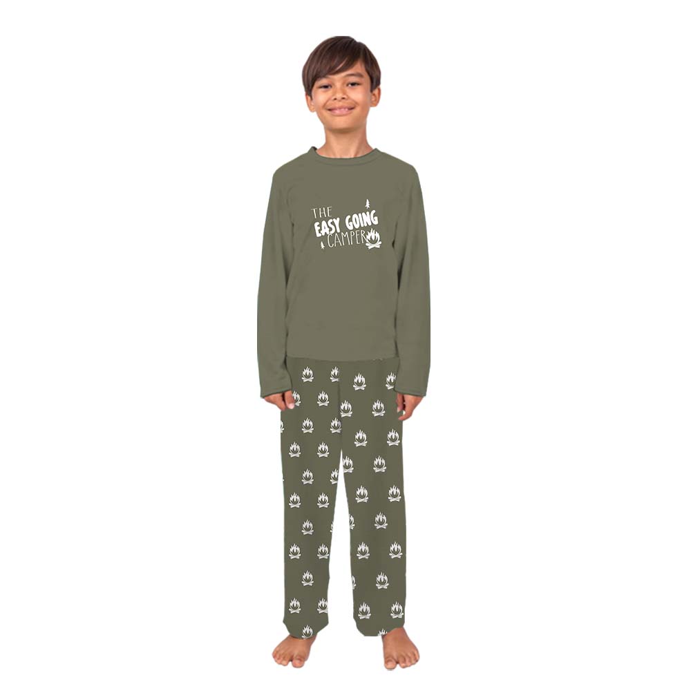 Funny And Unique Group Camping Matching Family Pajama Sets Funny And Unique Group Camping Matching Family Pajama Sets