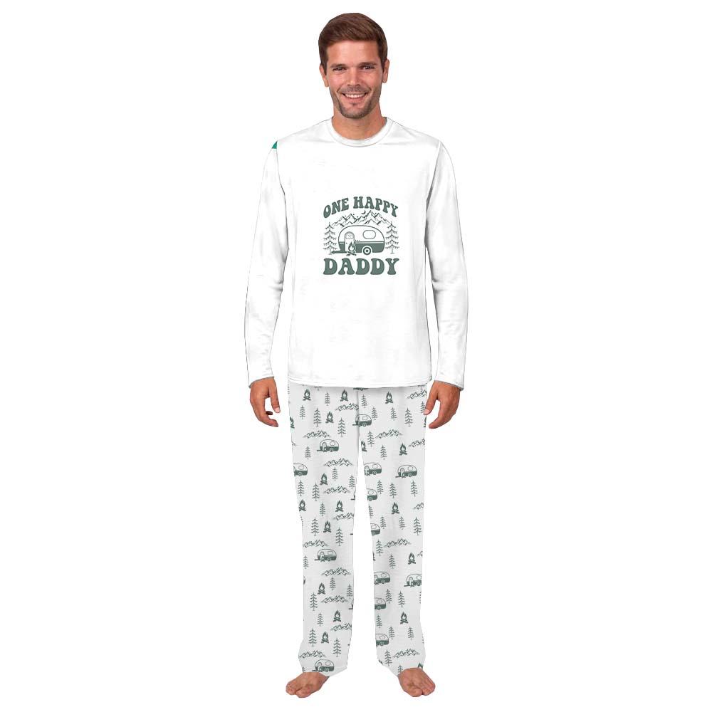Personalized Happy Camper Pajama Sets For Family