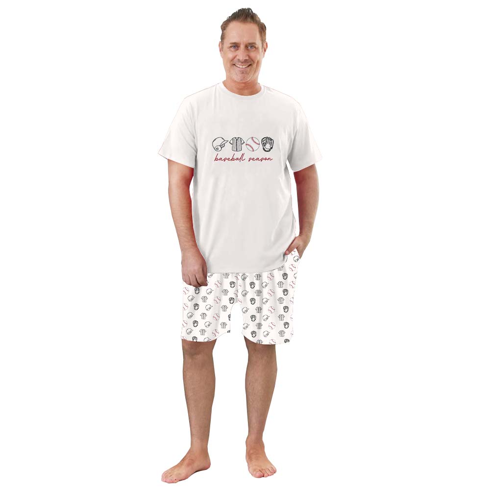 Baseball Lover Season Family Matching Tops And Shorts Baseball Lover Season Family Matching Tops And Shorts