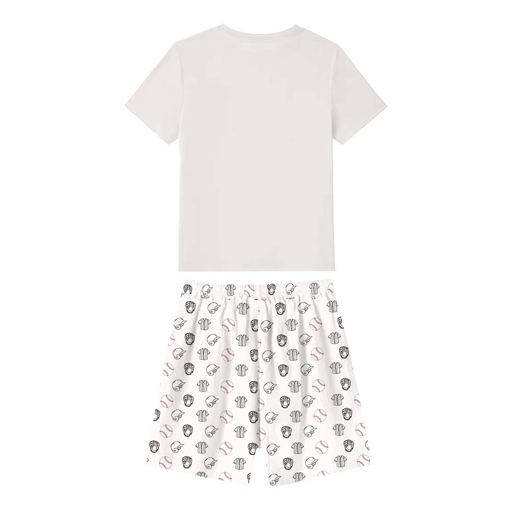 Baseball Lover Season Family Matching Tops And Shorts Baseball Lover Season Family Matching Tops And Shorts