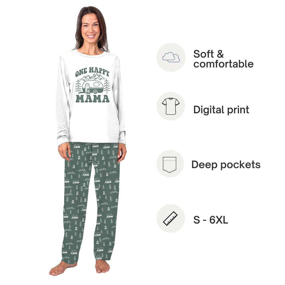 Personalized One Happy Camper First Birthday Pajamas Personalized One Happy Camper First Birthday Pajamas