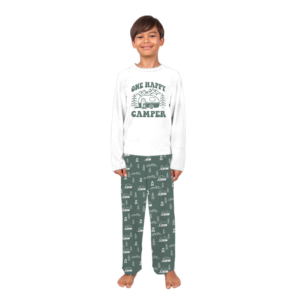 Personalized One Happy Camper First Birthday Pajamas Personalized One Happy Camper First Birthday Pajamas